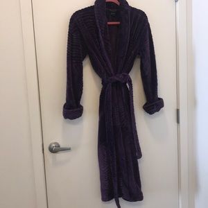 Purple winter robe